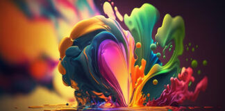 Як художнику просуватися в мережі Вибух фарб, натхнення, творчості художника