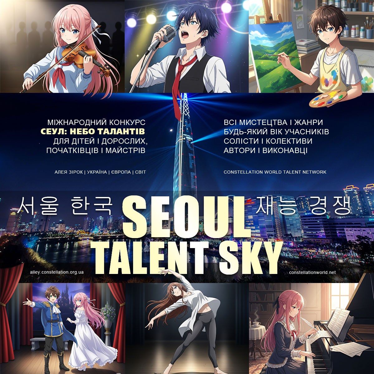 СЕУЛ: НЕБО ТАЛАНТІВ | SEOUL TALENT SKY – міжнародний конкурс