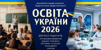 ОСВІТА УКРАЇНИ 2026 – конкурс педагогів, 3-й сезон Освіта України 2026 - конкурс педагогічної майстерності