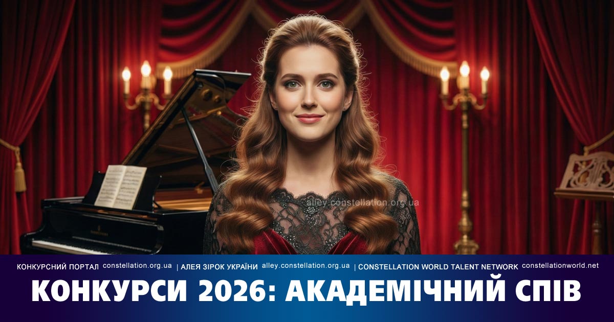 Вокальні конкурси 2026: естрадний спів