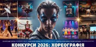Конкурси 2026: хореографія Конкурси 2026: хореографія