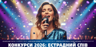 Вокальні конкурси 2026: естрадний спів Вокальні конкурси 2026: естрадний спів