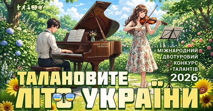 ТАЛАНОВИТЕ ЛІТО УКРАЇНИ 2026 – міжнародний конкурс талантів